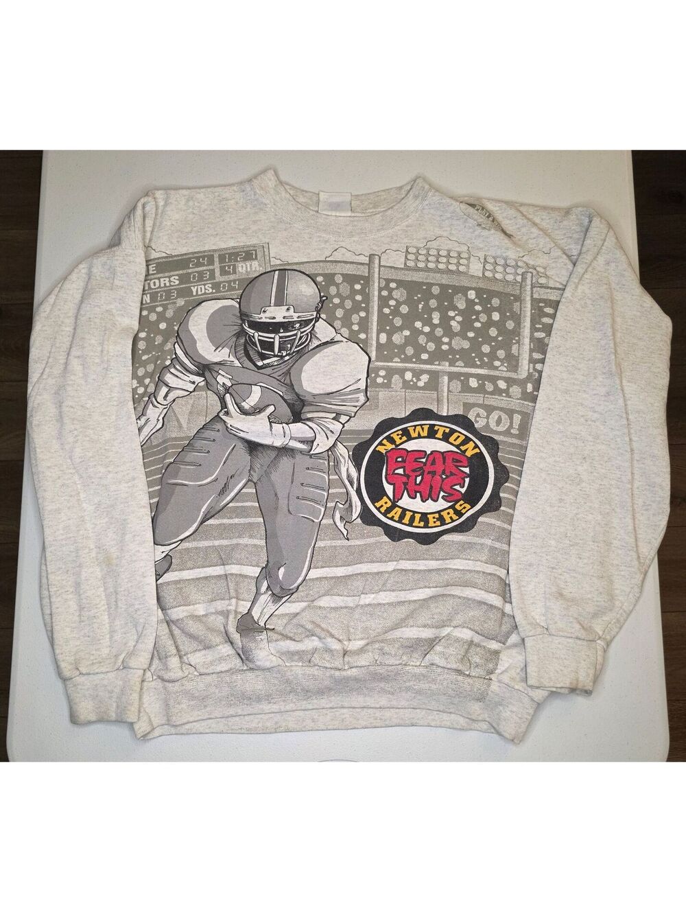 90s Kansas, Newton Railers High School AOP Crewneck
